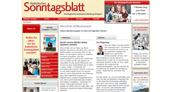 Desktop Screenshot of kathsonntagsblatt.de