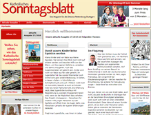 Tablet Screenshot of kathsonntagsblatt.de